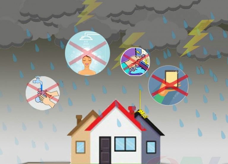 an toàn điện mùa mưa bão